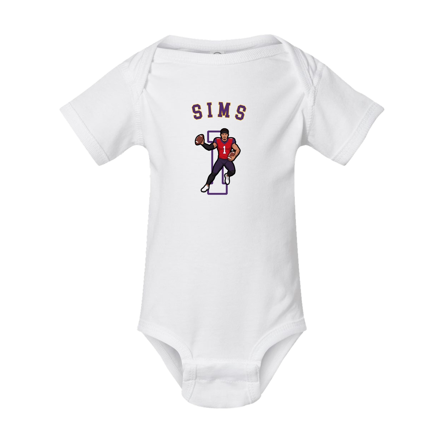 Baby Onesie — Shirsey Arch in White