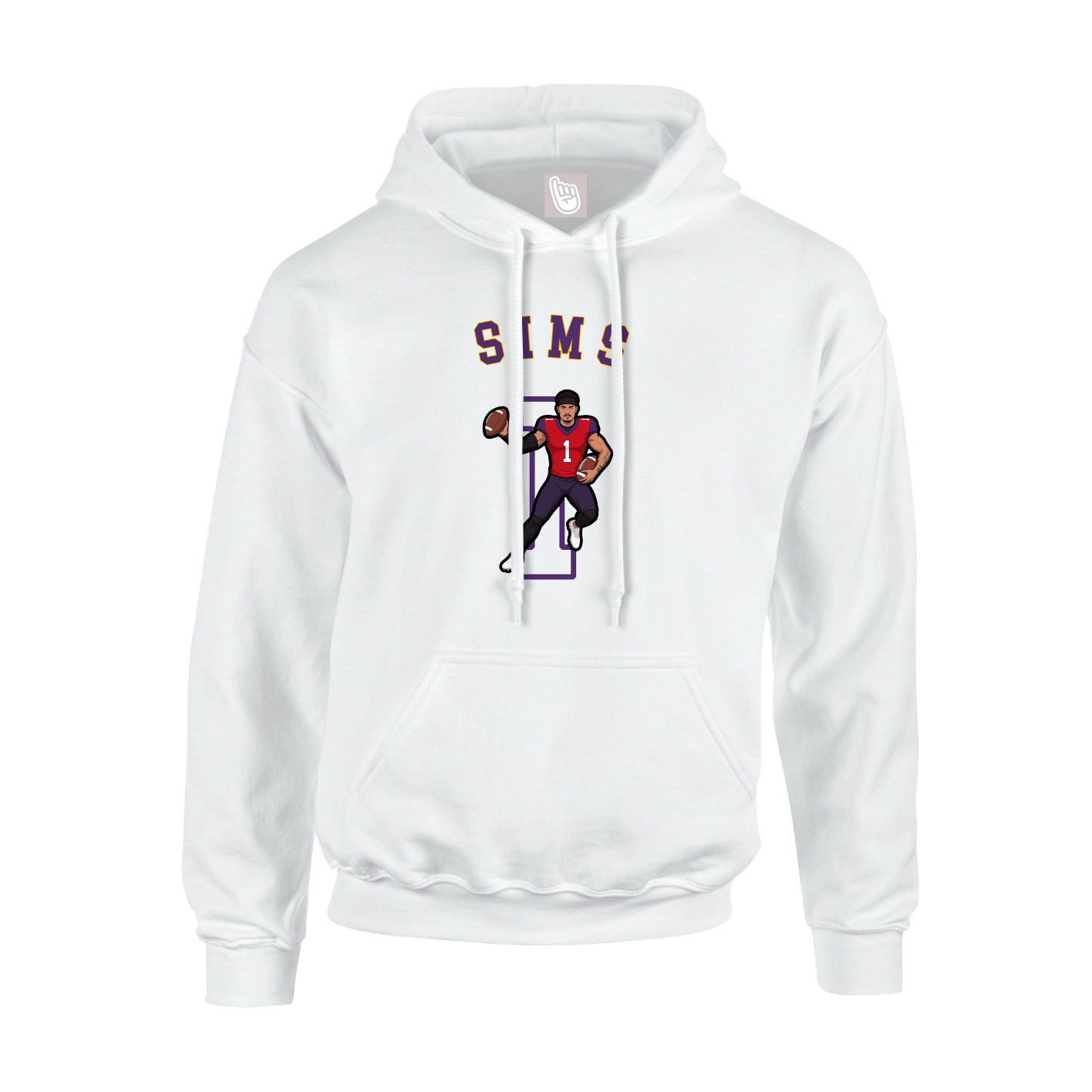 Hoodie — Shirsey Arch in White