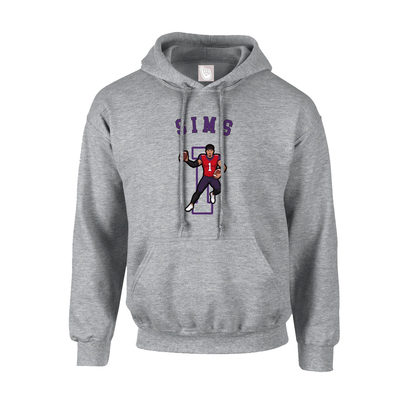 Youth Hoodie — Shirsey Arch in Grey