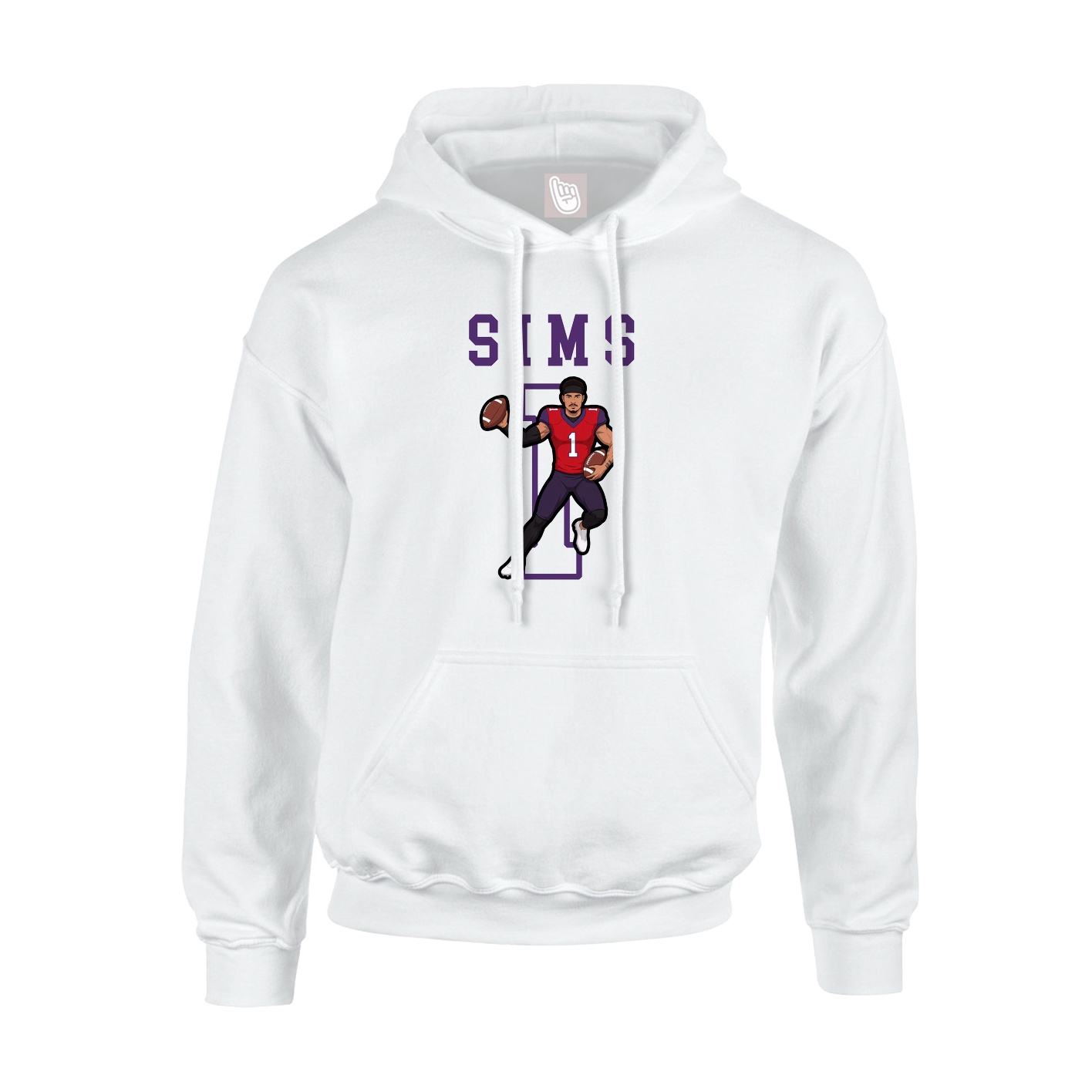 Youth Hoodie — Shirsey in White
