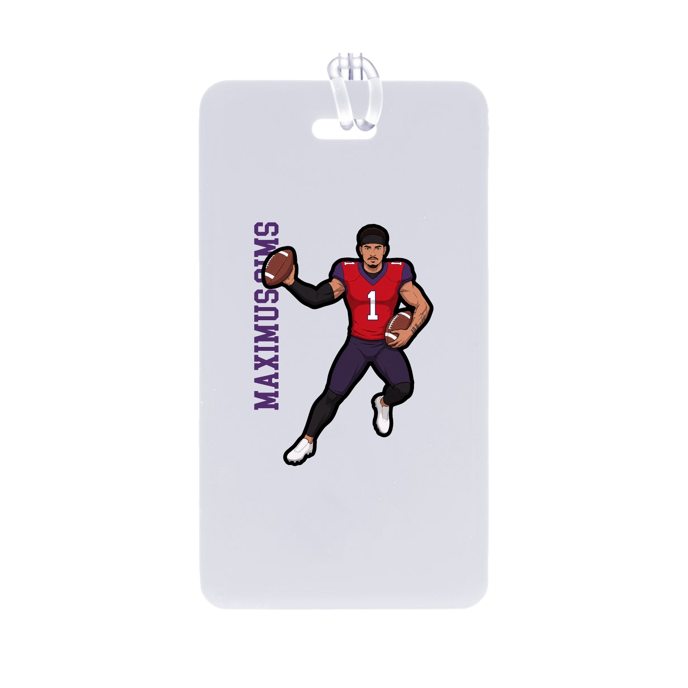 Bag Tag — Name Vertical in Classic