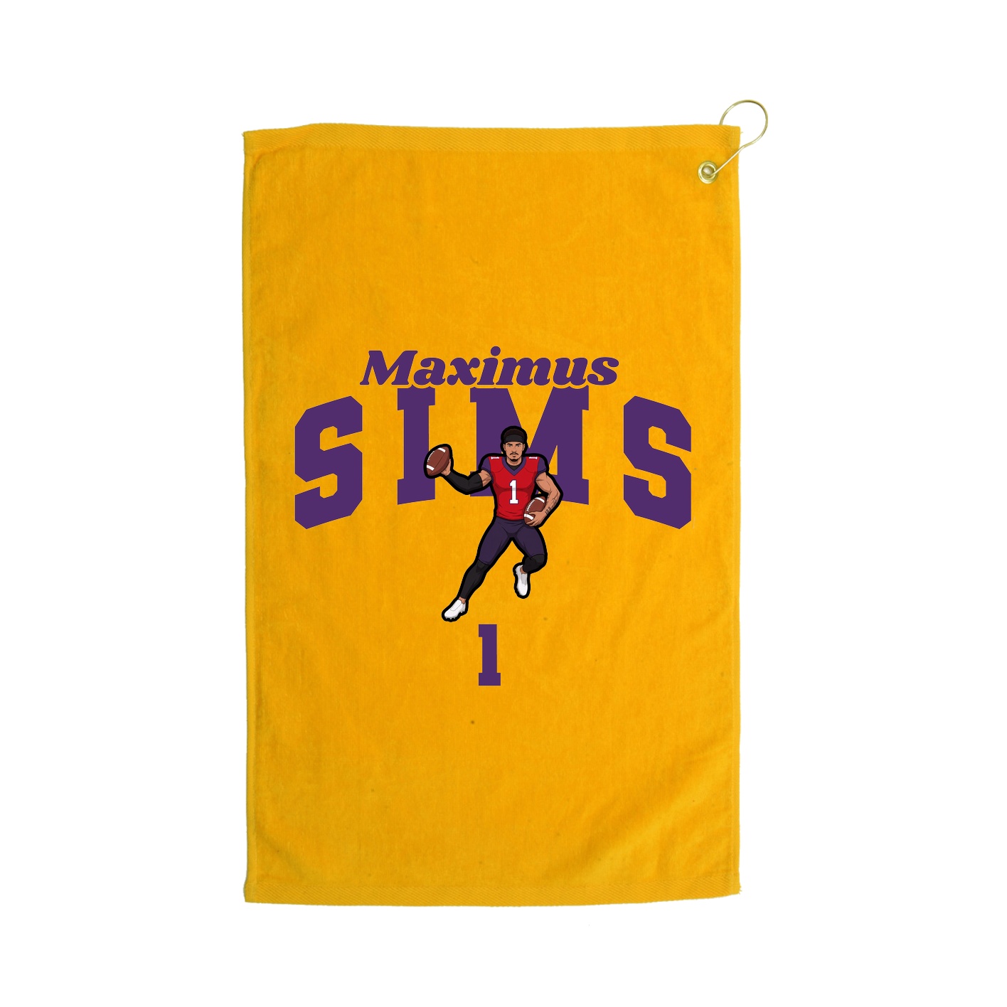 Golf Towel — Signature Arch in Gold