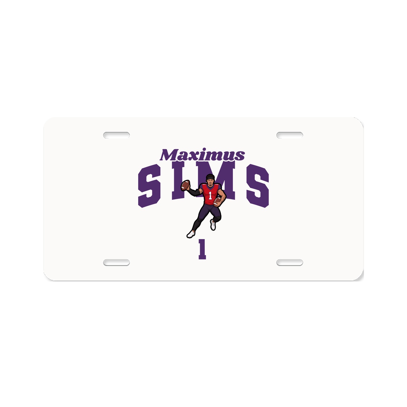 License Plate — Signature Arch in Classic