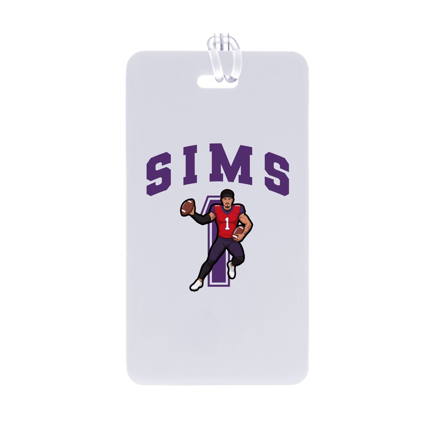 Bag Tag — Number in Classic