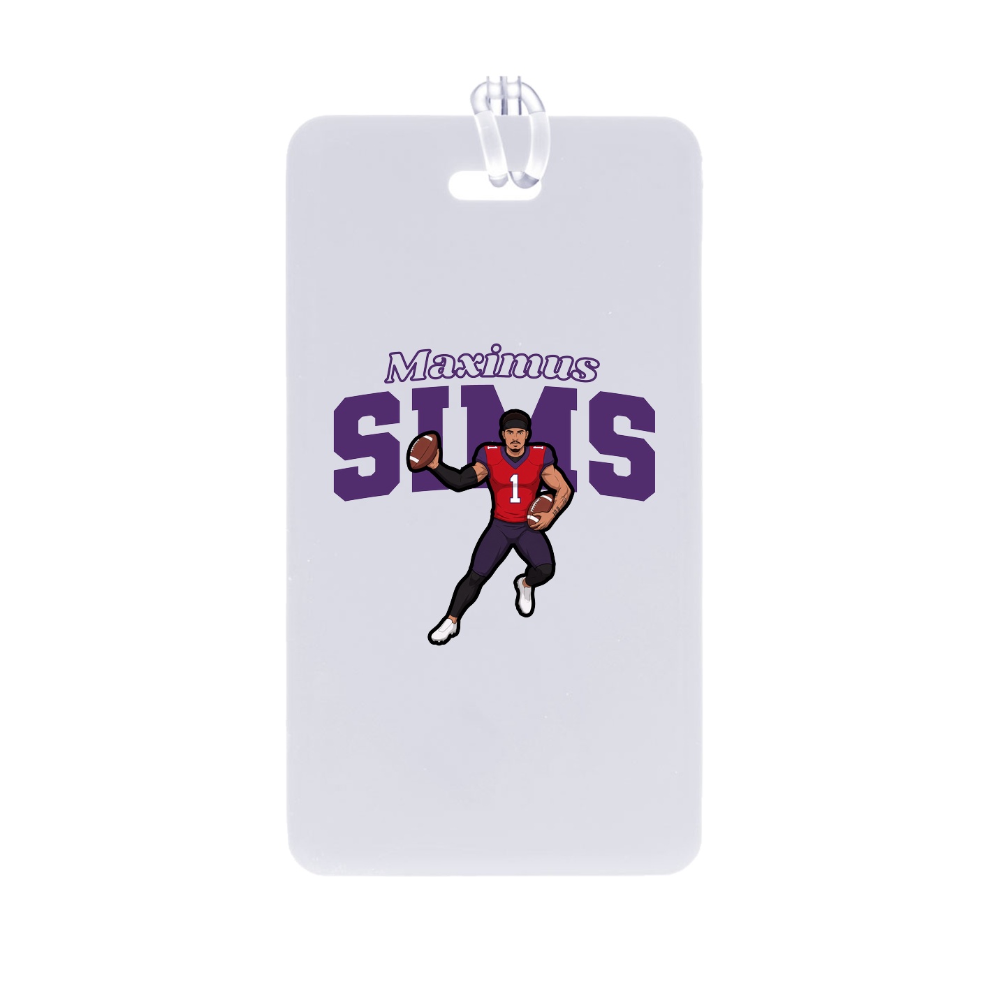 Bag Tag — Name Arch in Classic