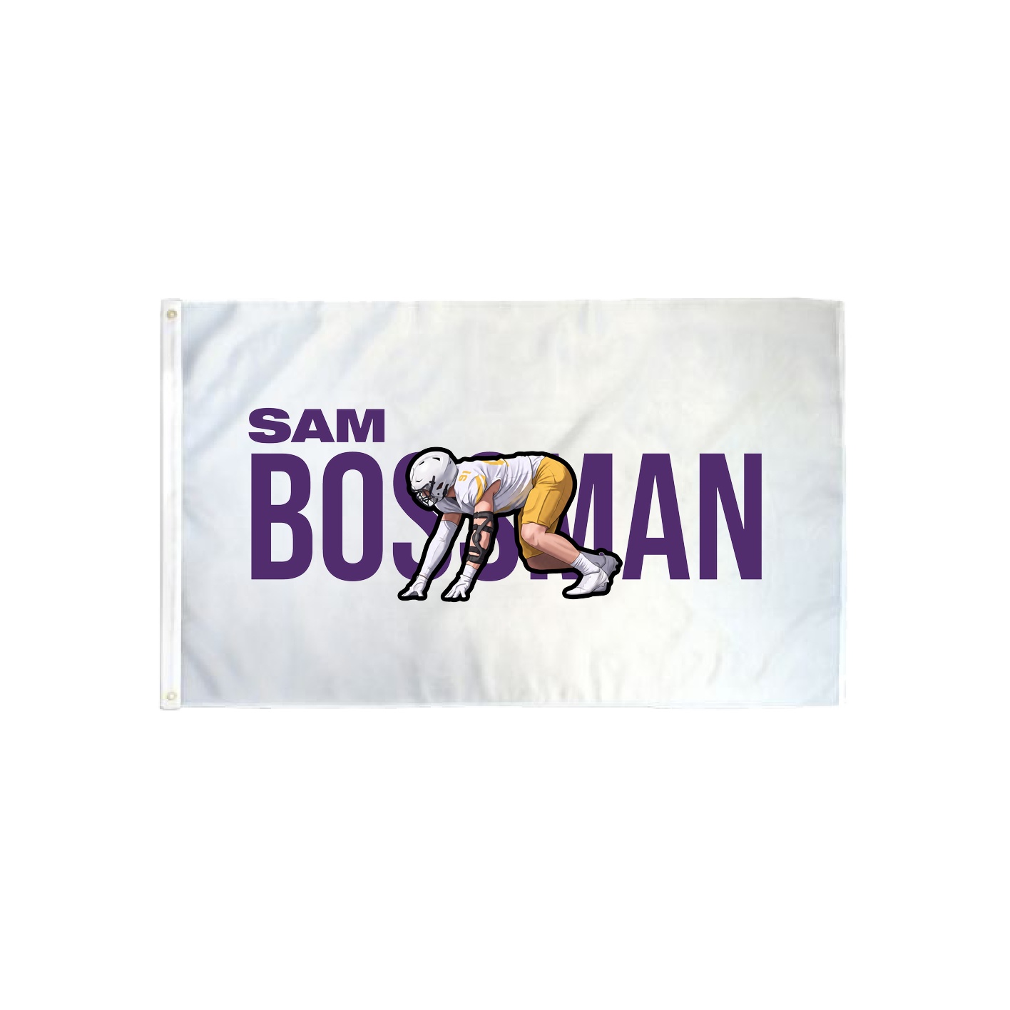 3x5 Flag — Player Name in Classic