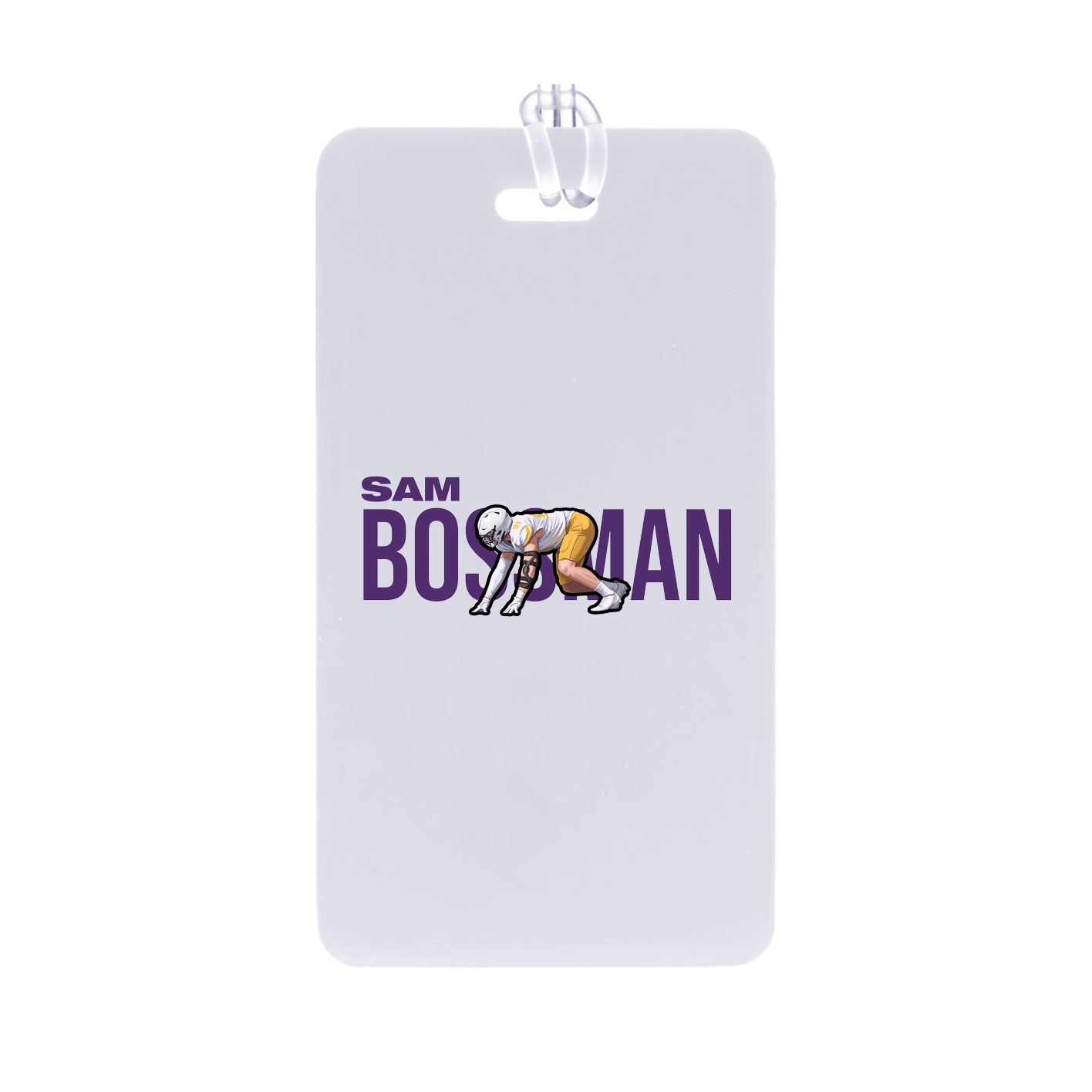 Bag Tag — Player Name in Classic