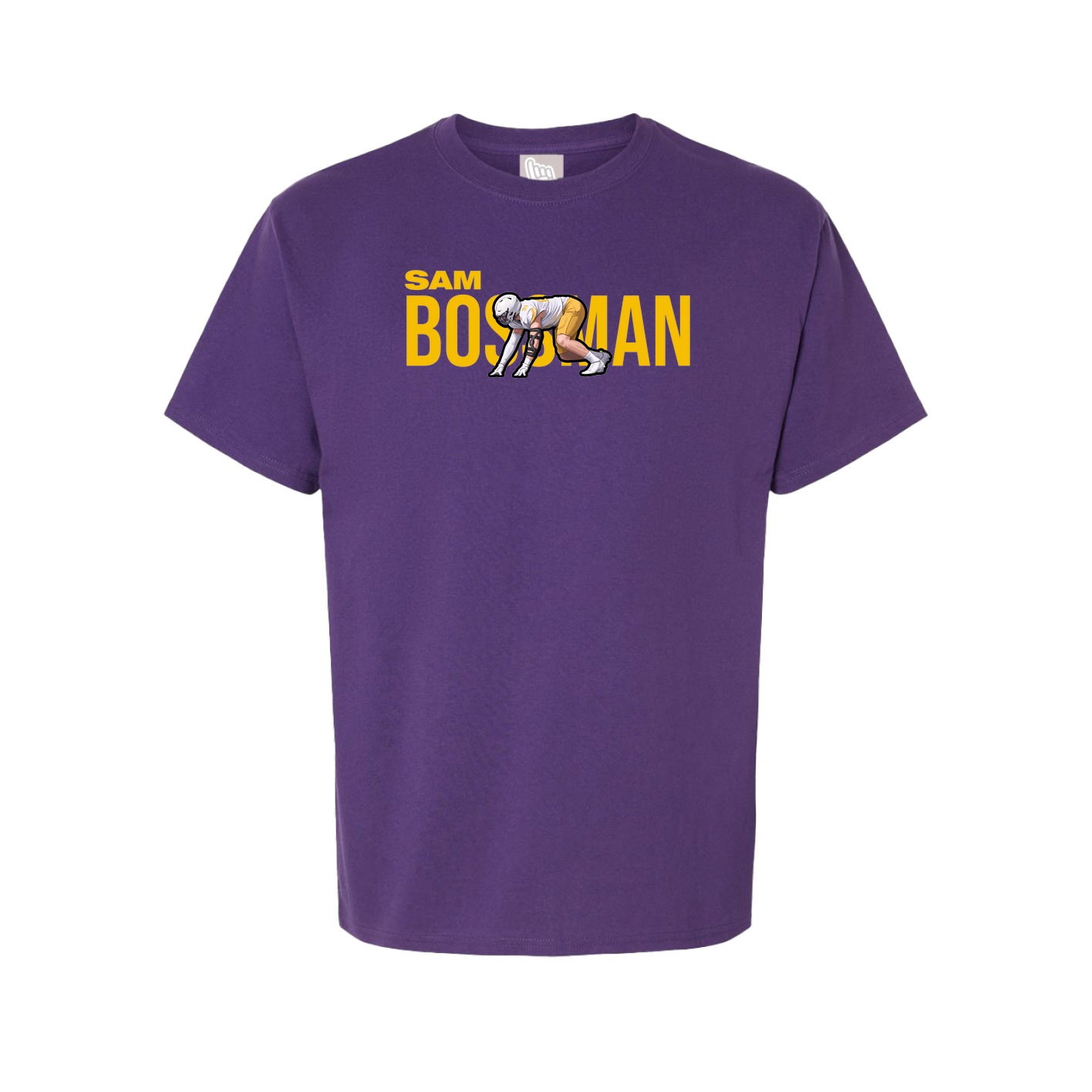 Youth Tee — Player Name in Purple