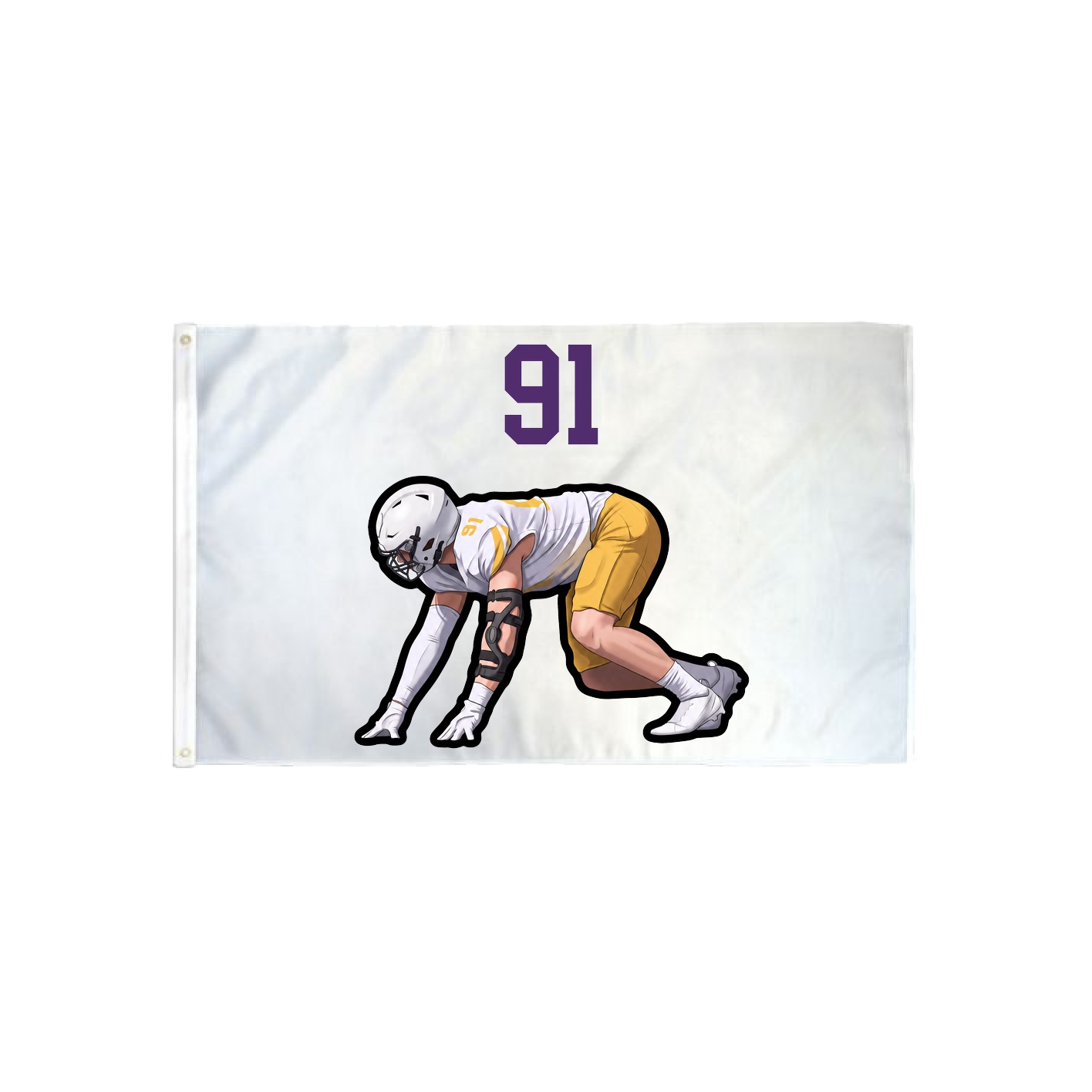 3x5 Flag — Number Top in Classic