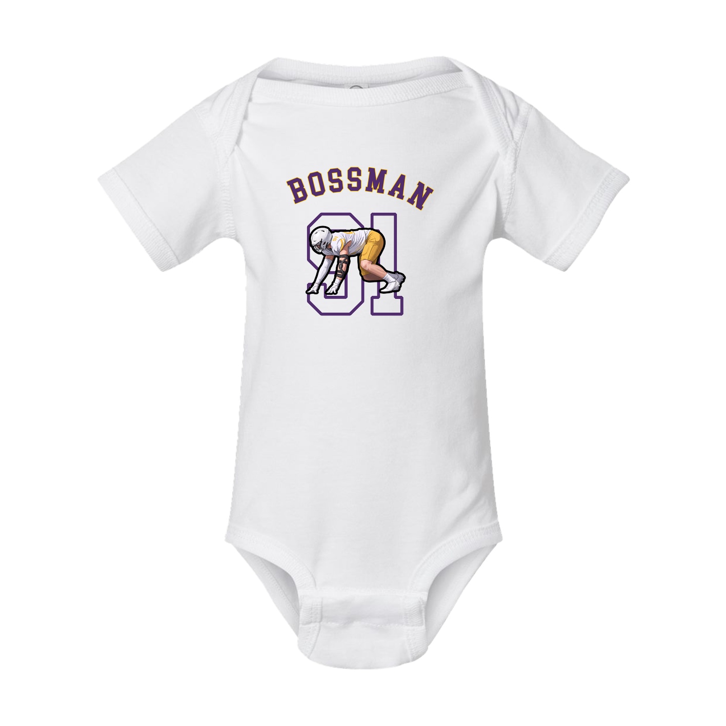 Baby Onesie — Shirsey Arch in White