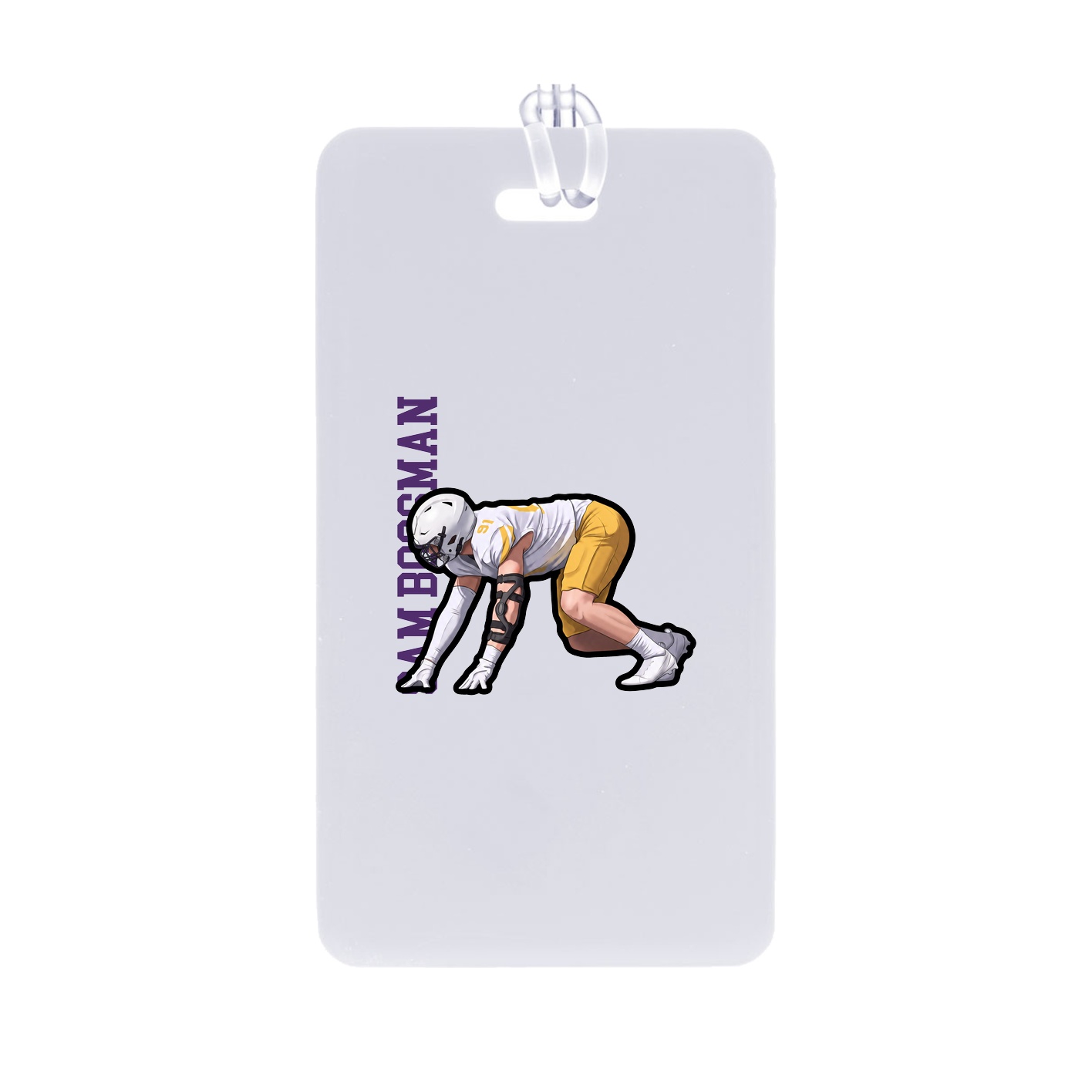 Bag Tag — Name Vertical in Classic