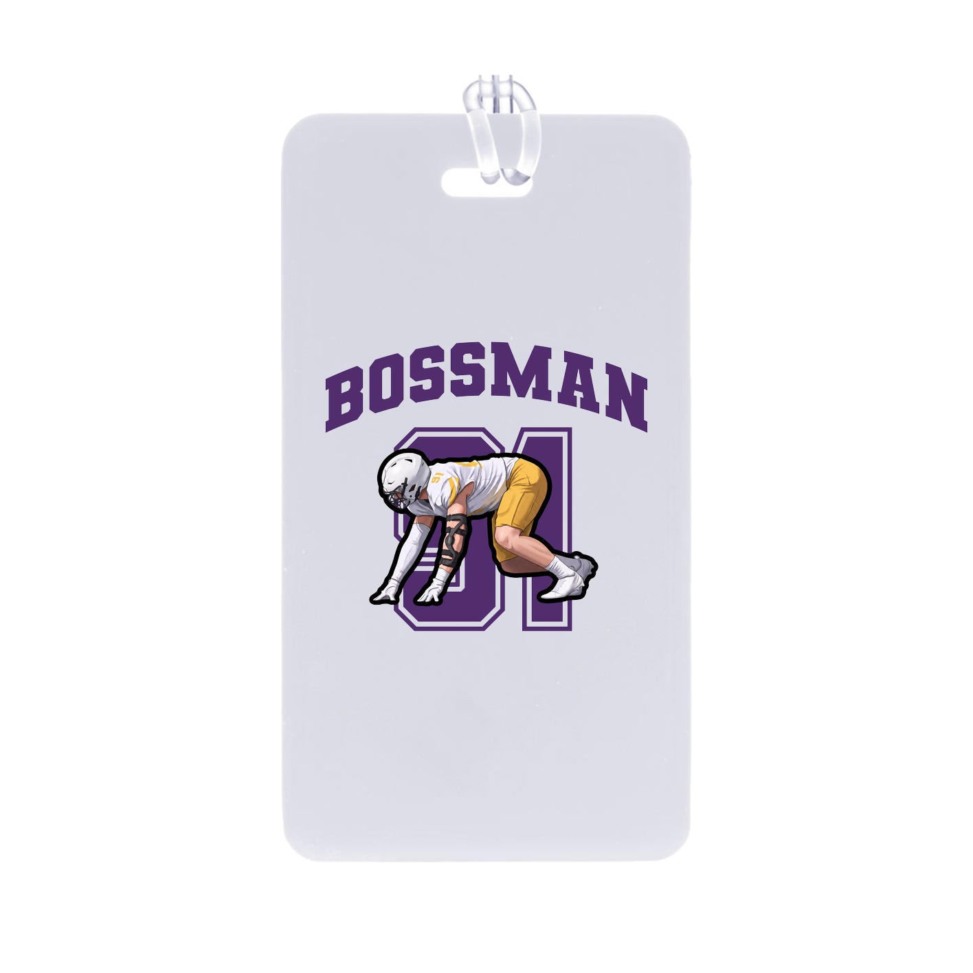 Bag Tag — Number in Classic