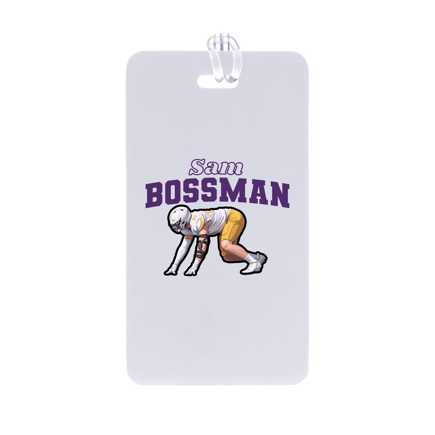 Bag Tag — Name Arch in Classic
