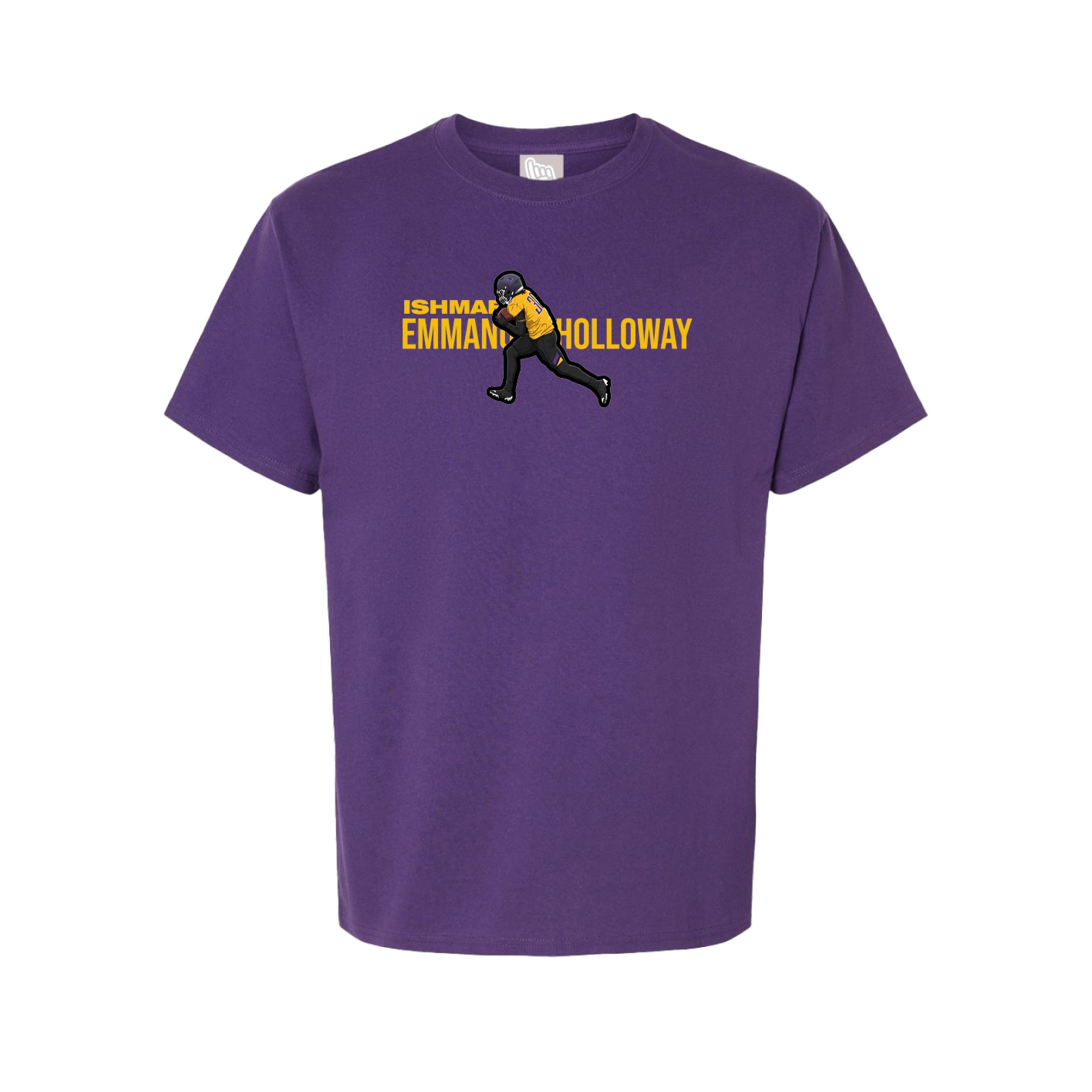 Youth Tee — Player Name in Purple