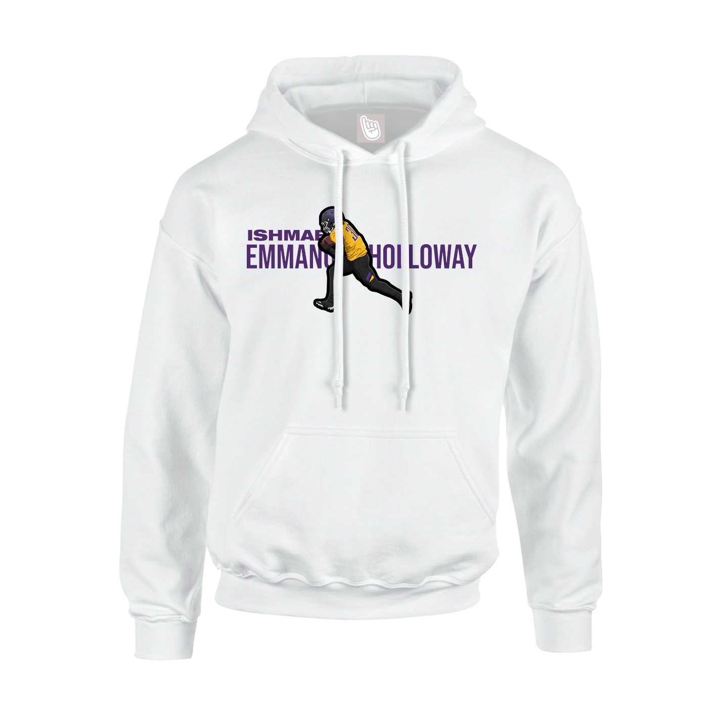 Hoodie — Player Name in White