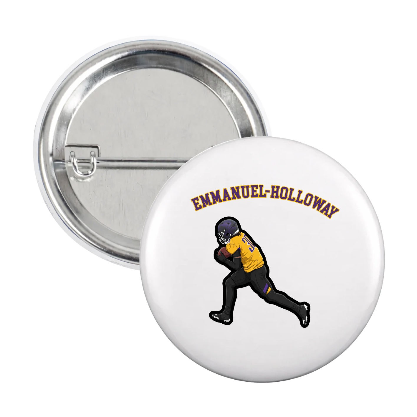 Game Day Button — Shirsey Arch in White