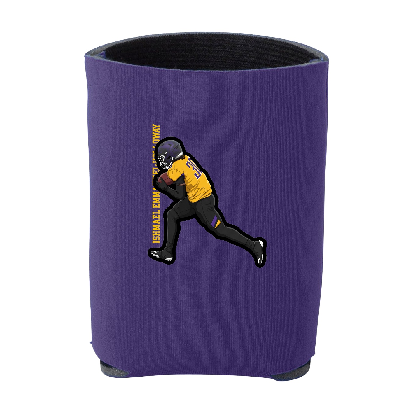 Can Holder — Name Vertical in Purple