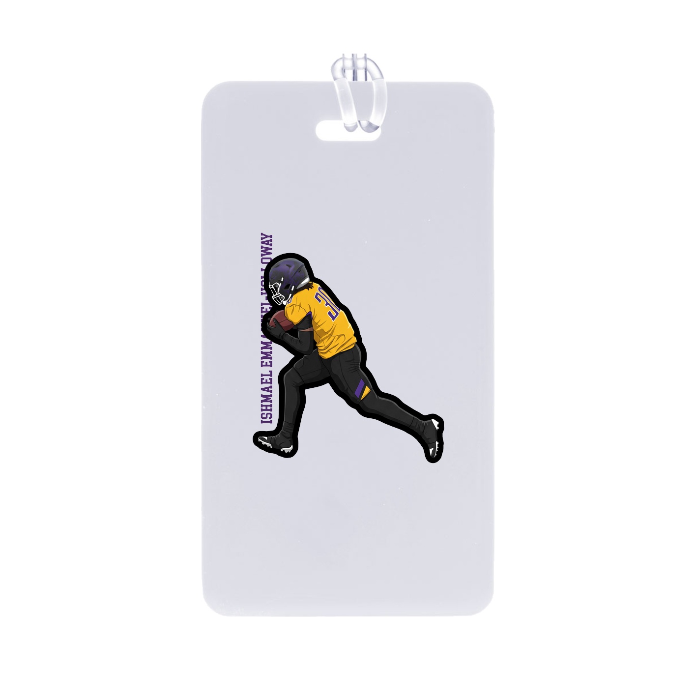 Bag Tag — Name Vertical in Classic
