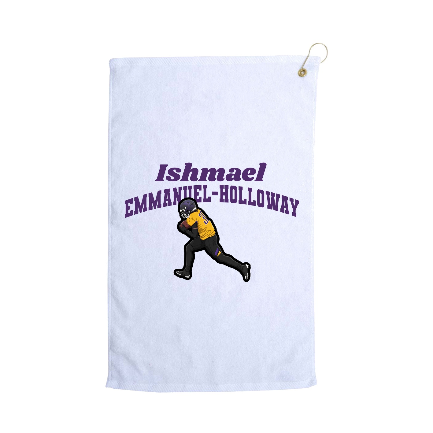 Golf Towel — Signature Arch in White