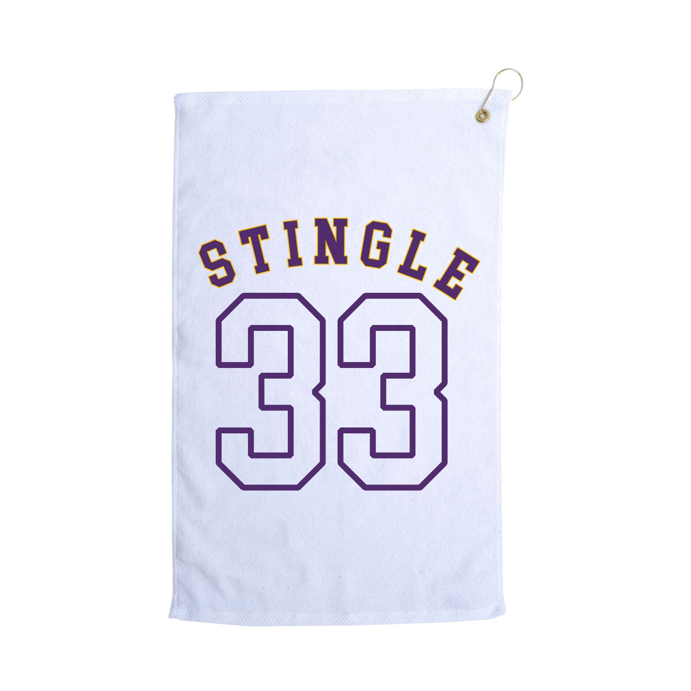 Golf Towel — Shirsey Arch in White