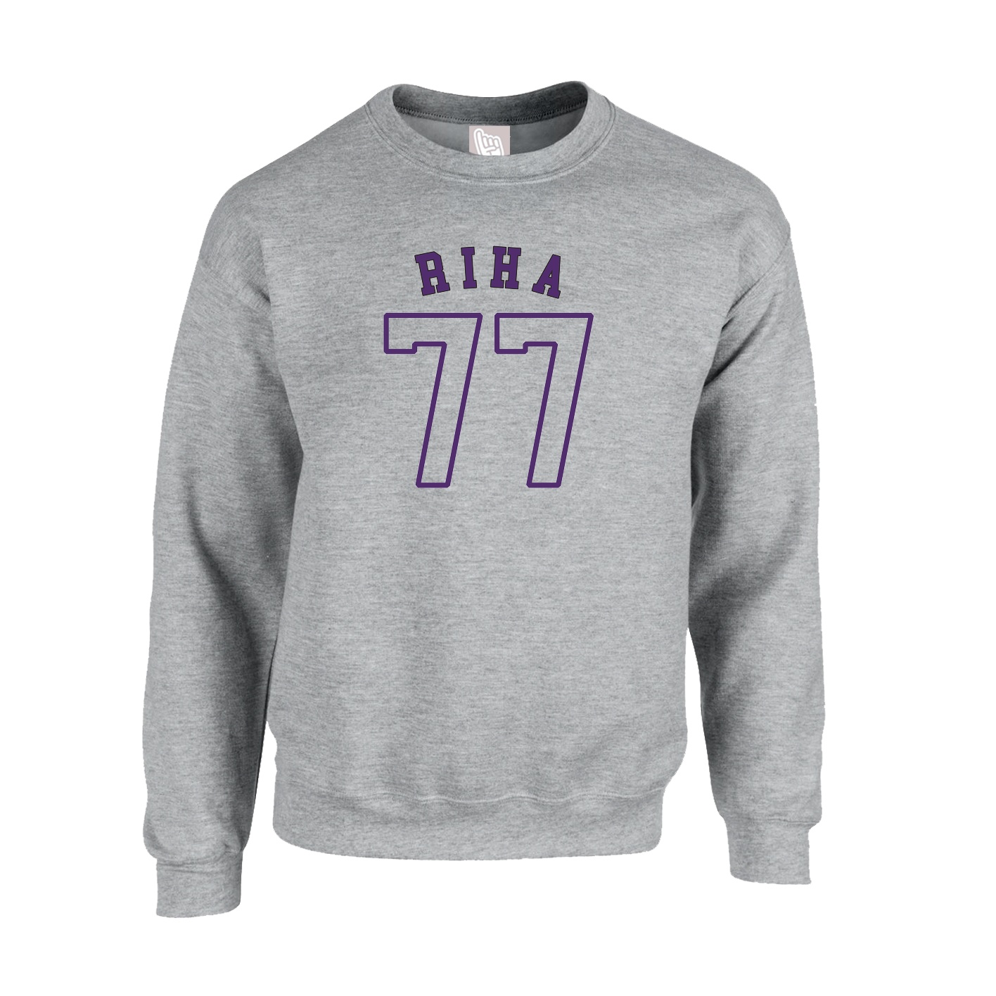 Fleece Crew — Shirsey Arch in Grey