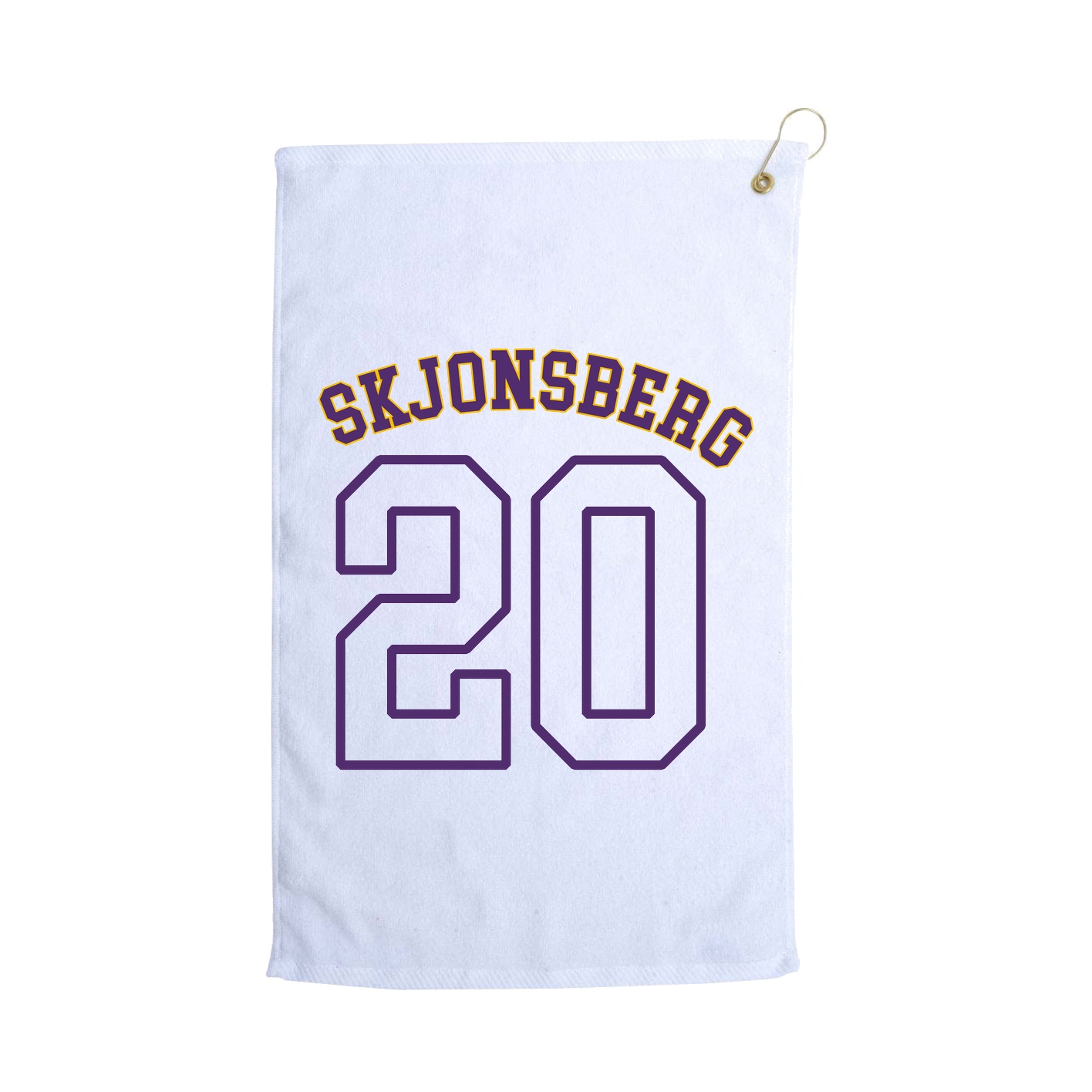 Golf Towel — Shirsey Arch in White