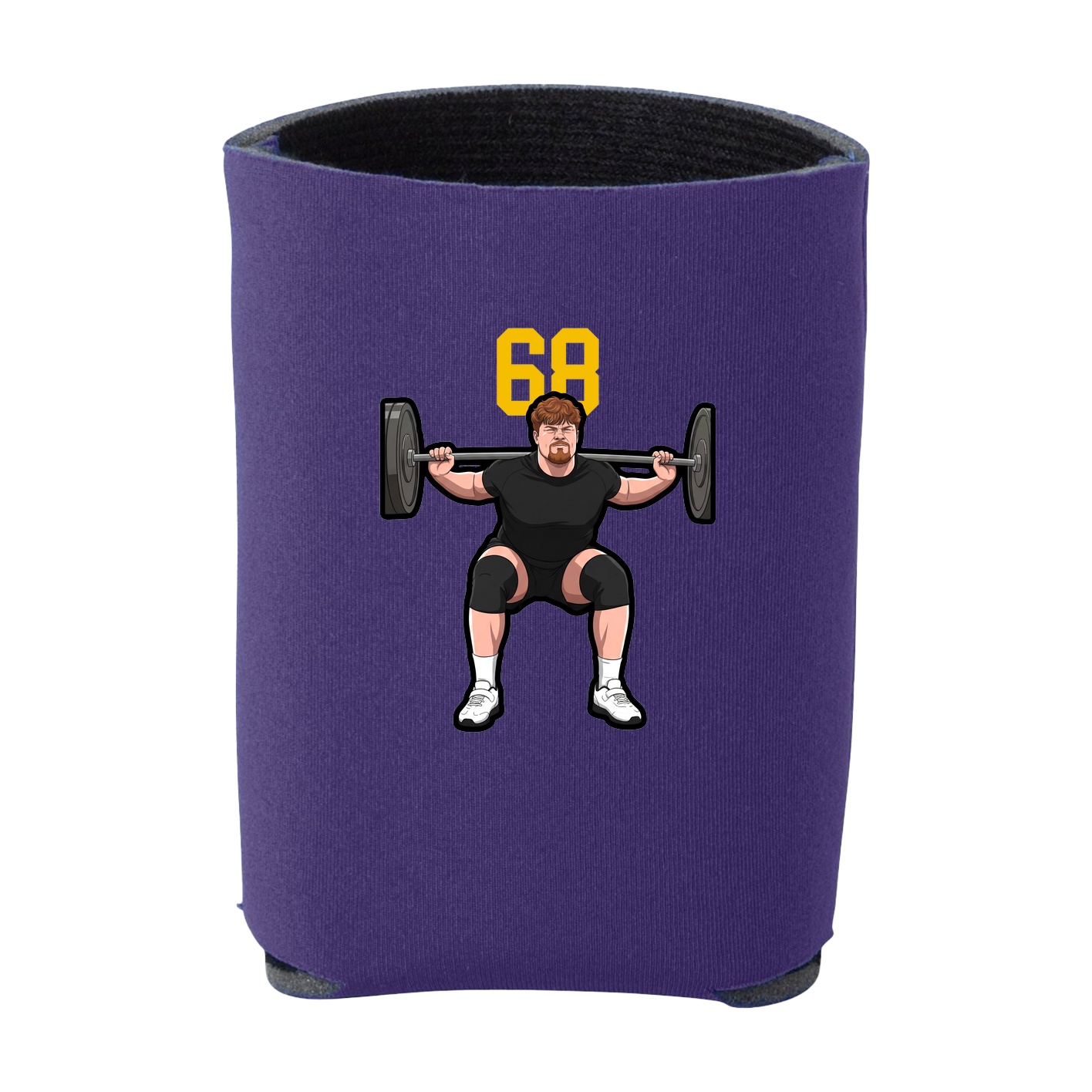 Can Holder — Number Top in Purple