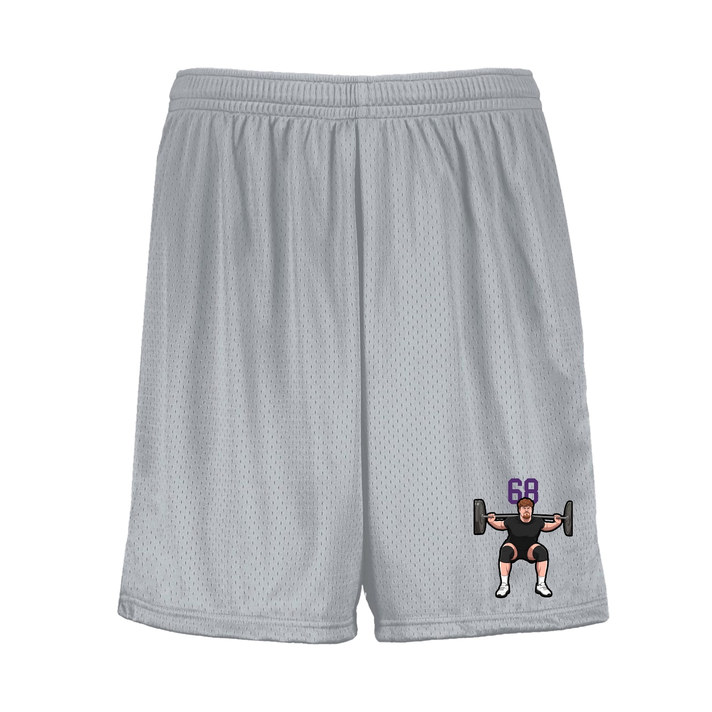Shorts — Number Top in Silver