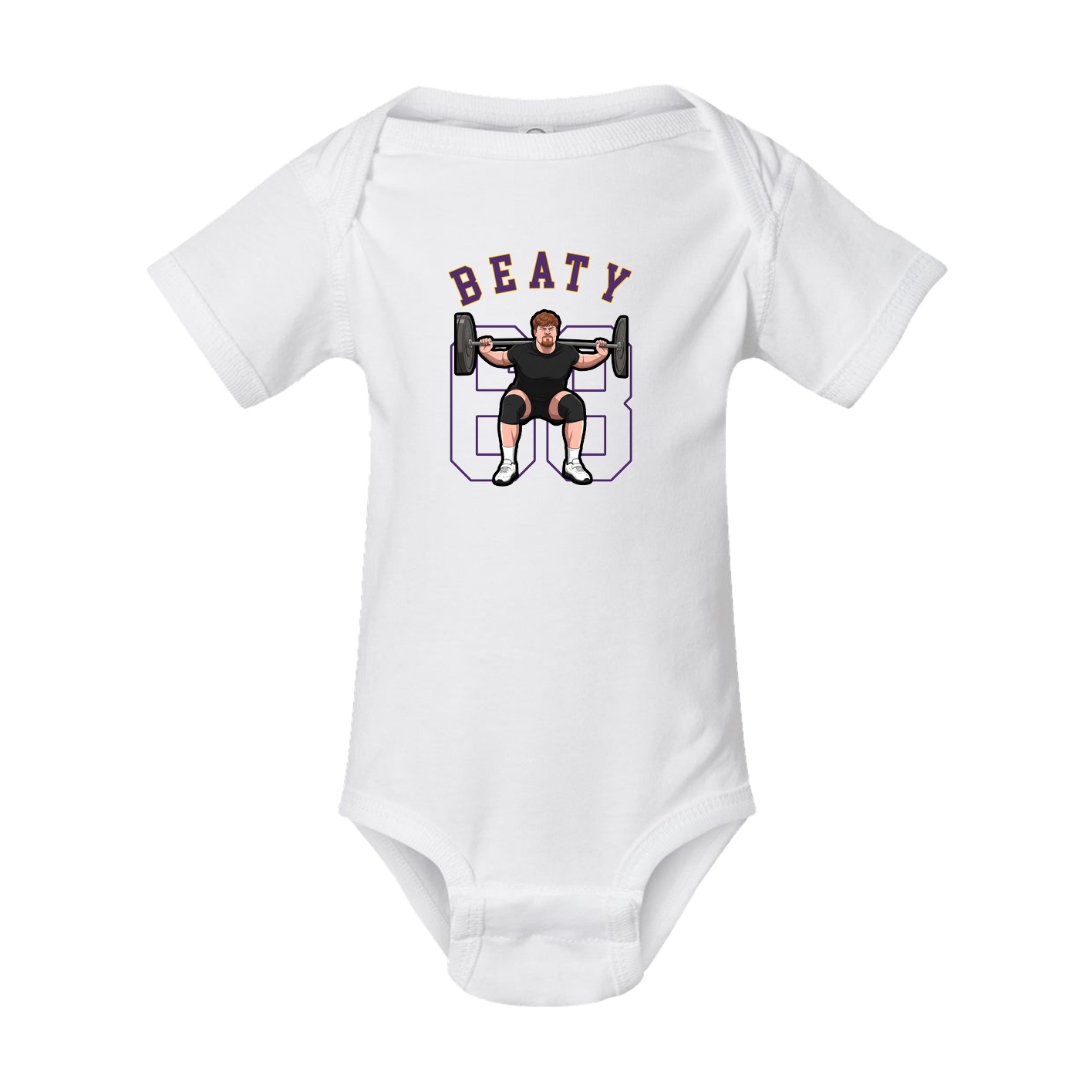 Baby Onesie — Shirsey Arch in White