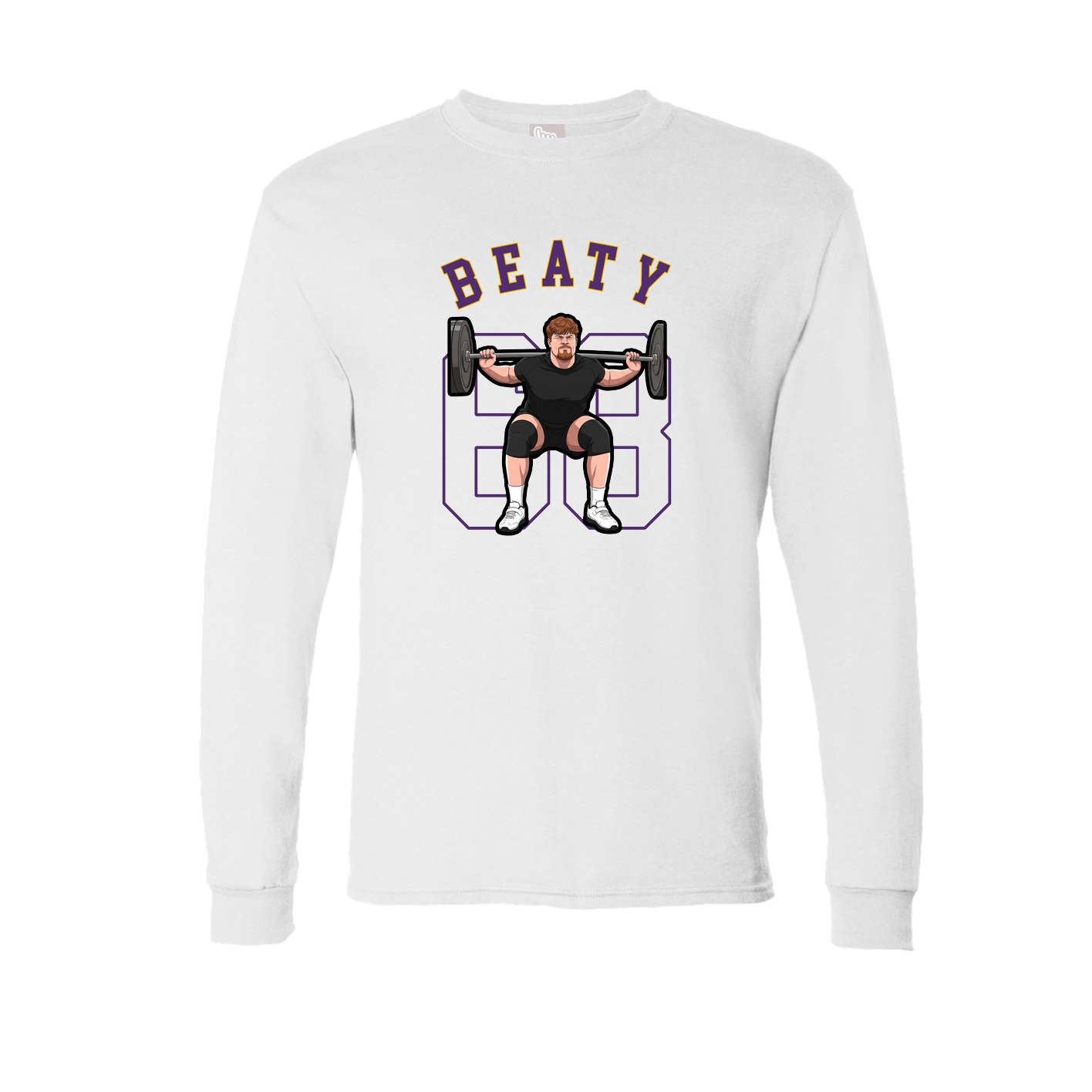 Long Sleeve Tee — Shirsey Arch in White