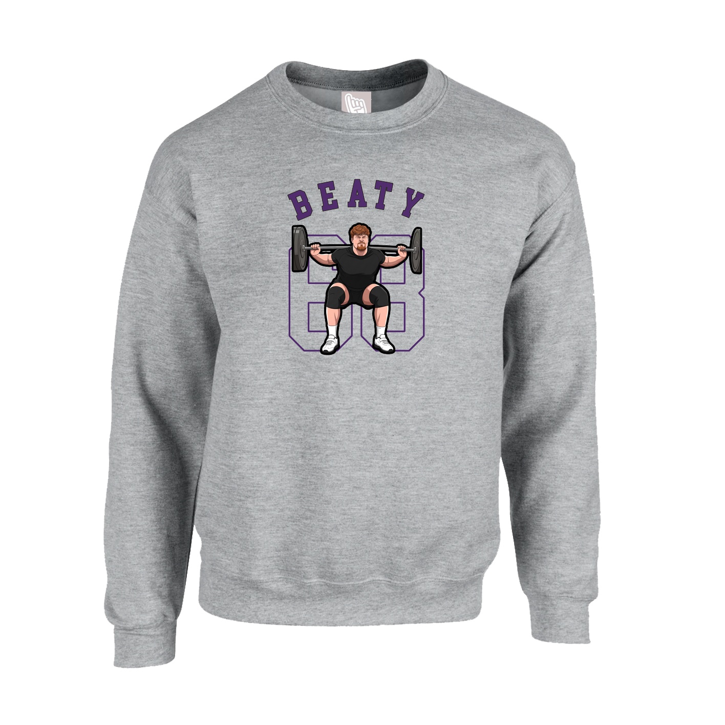 Fleece Crew — Shirsey Arch in Grey