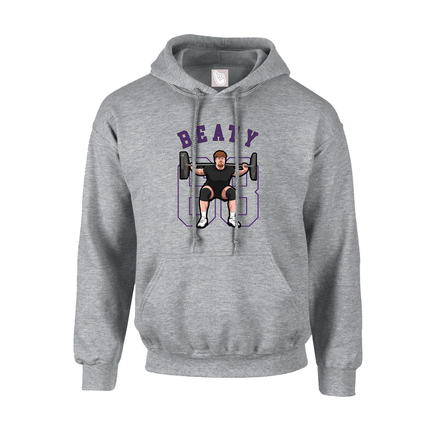 Youth Hoodie — Shirsey Arch in Grey