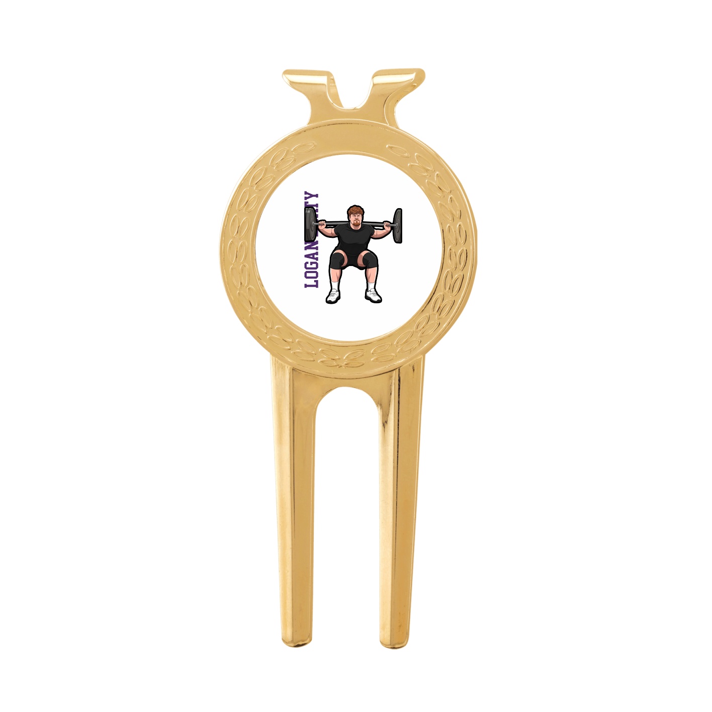 Divot Tool with Ball Marker — Name Vertical in Classic
