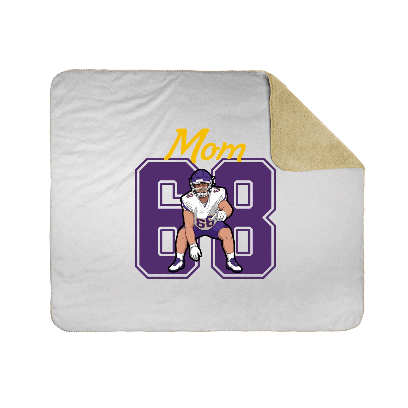 Throw Blanket — Mothers Day Shirsey in White