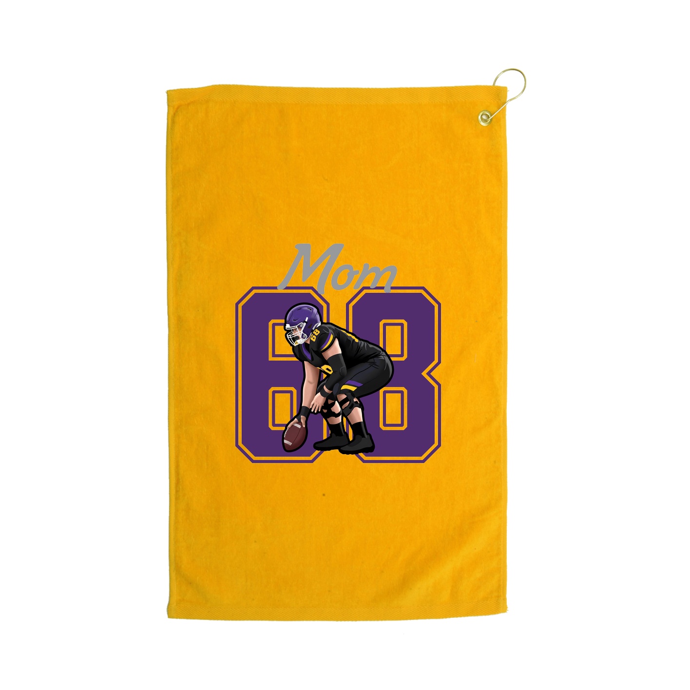 Golf Towel — Mothers Day Shirsey in Gold