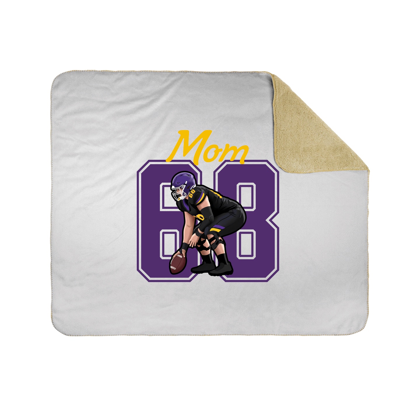 Throw Blanket — Mothers Day Shirsey in White