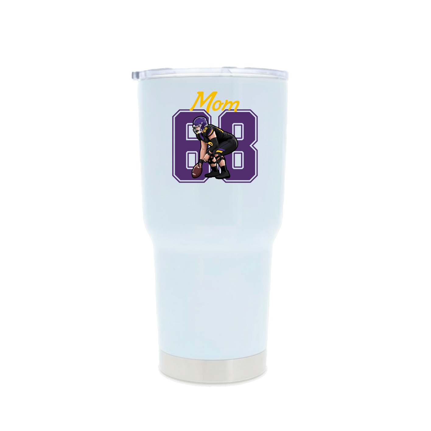 30oz Stainless Steel Tumbler — Mothers Day Shirsey in White