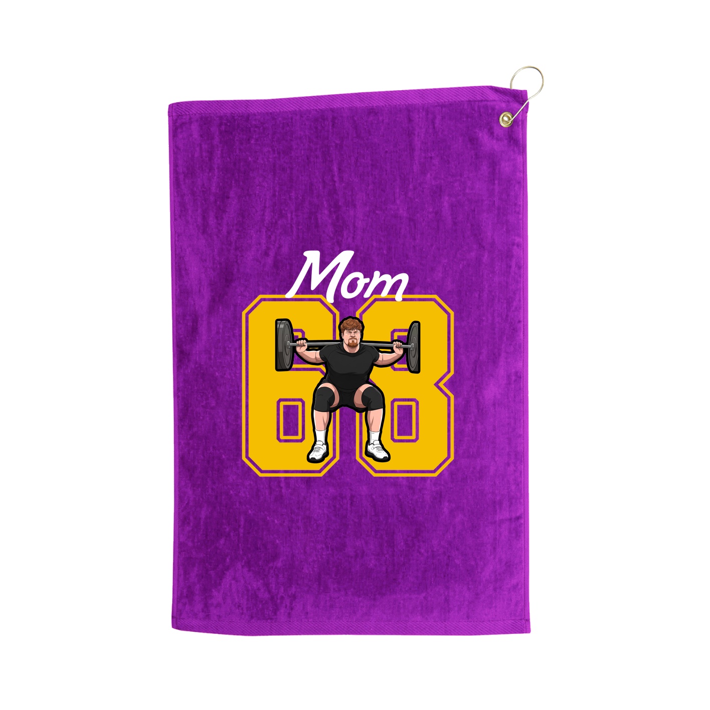 Golf Towel — Mothers Day Shirsey in Purple