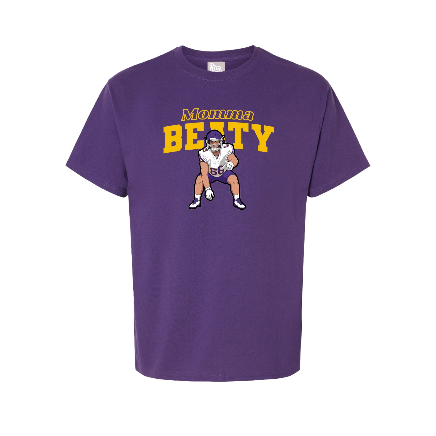 Youth Tee — Mothers Day Block in Purple