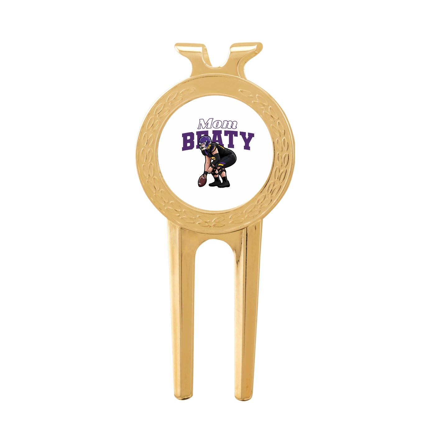 Divot Tool with Ball Marker — Mothers Day Block in Classic