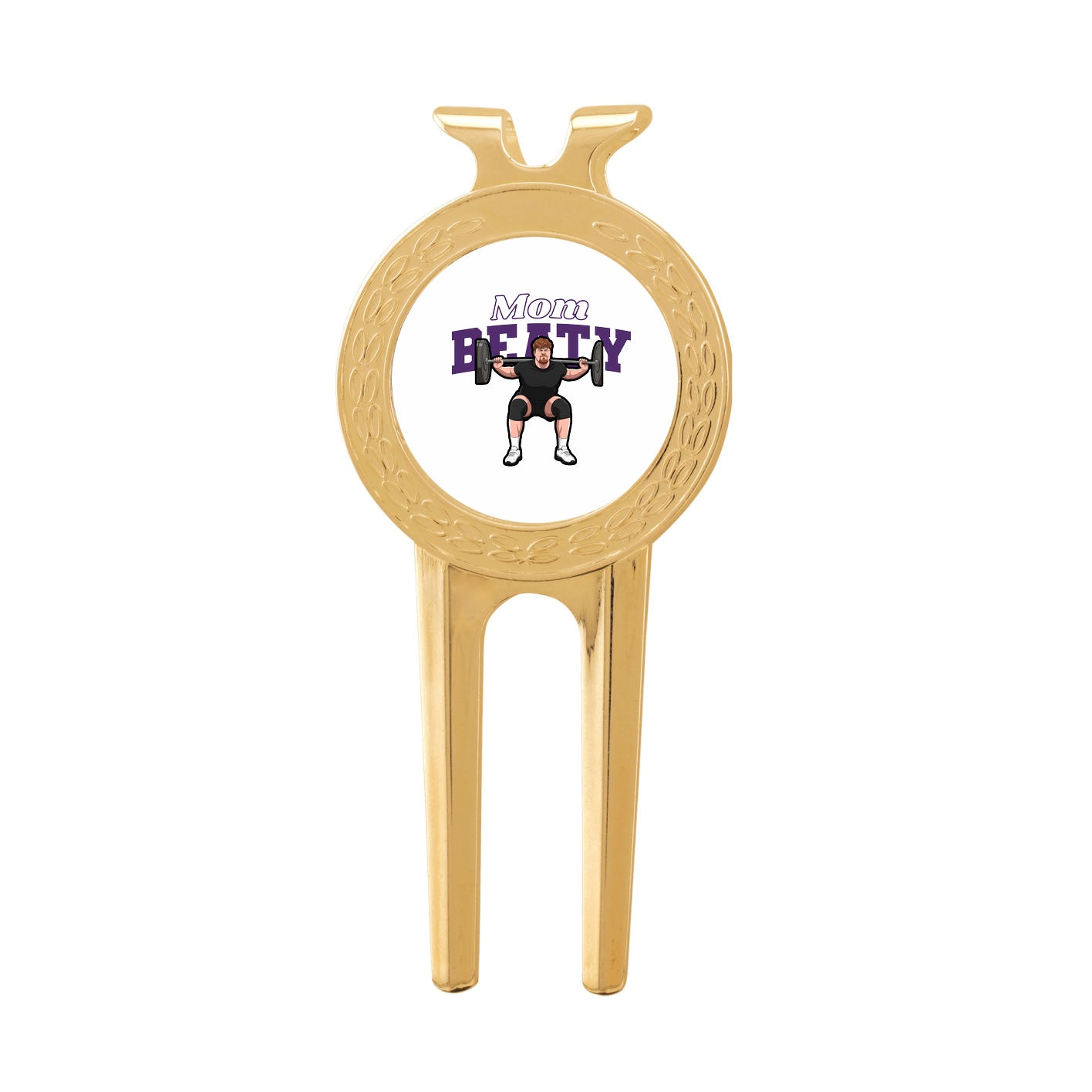 Divot Tool with Ball Marker — Mothers Day Block in Classic