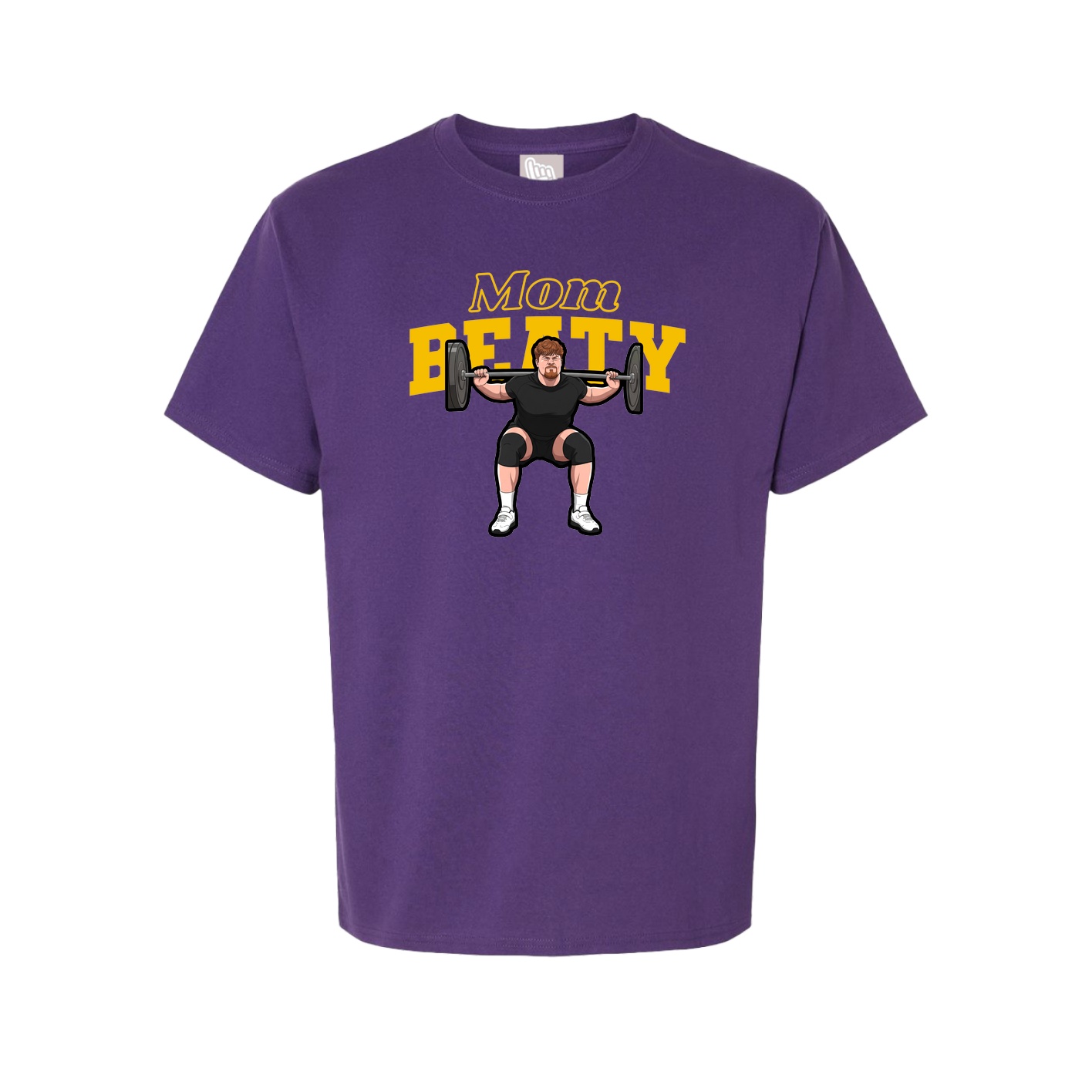 Youth Tee — Mothers Day Block in Purple