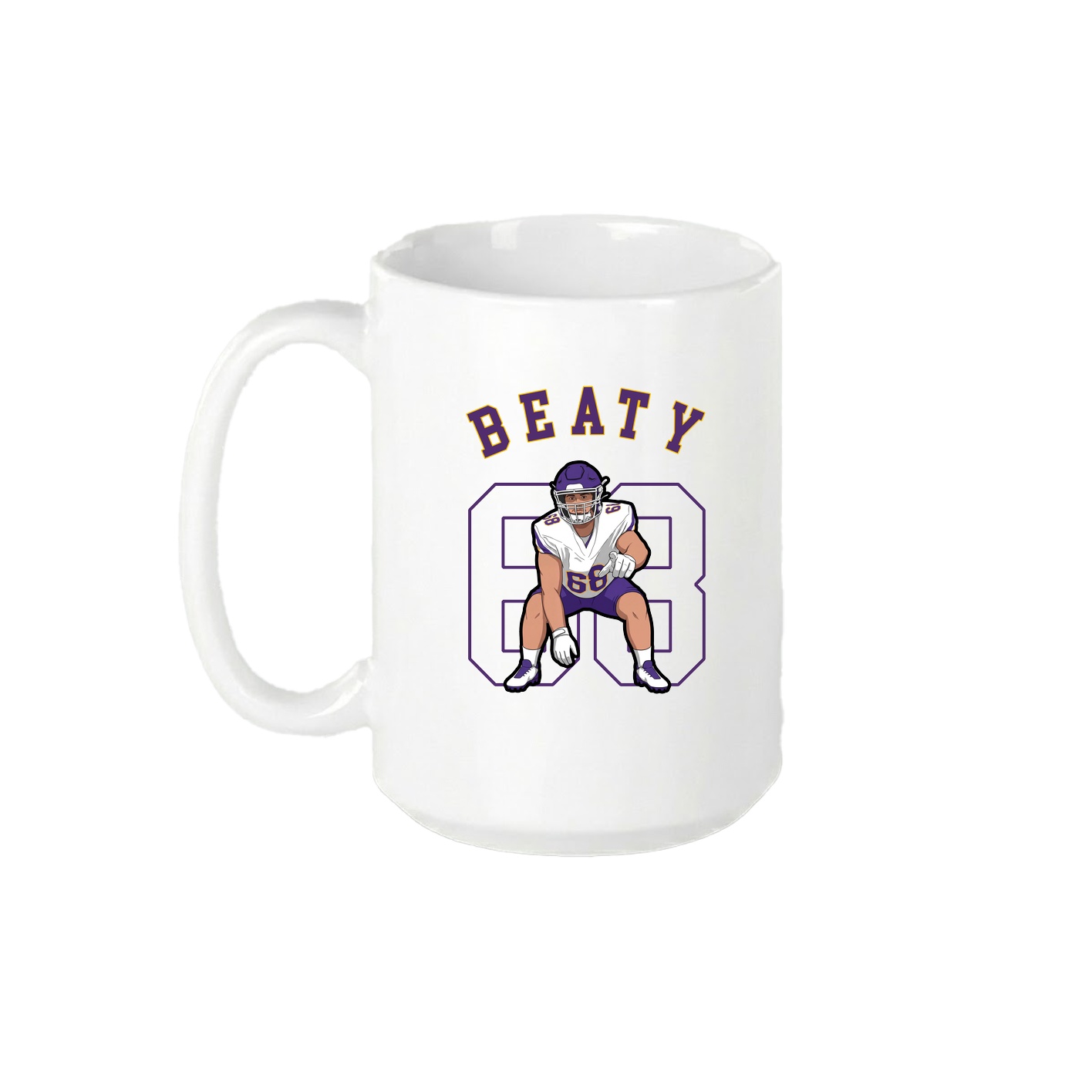 15oz Coffee Mug — Shirsey Arch in White