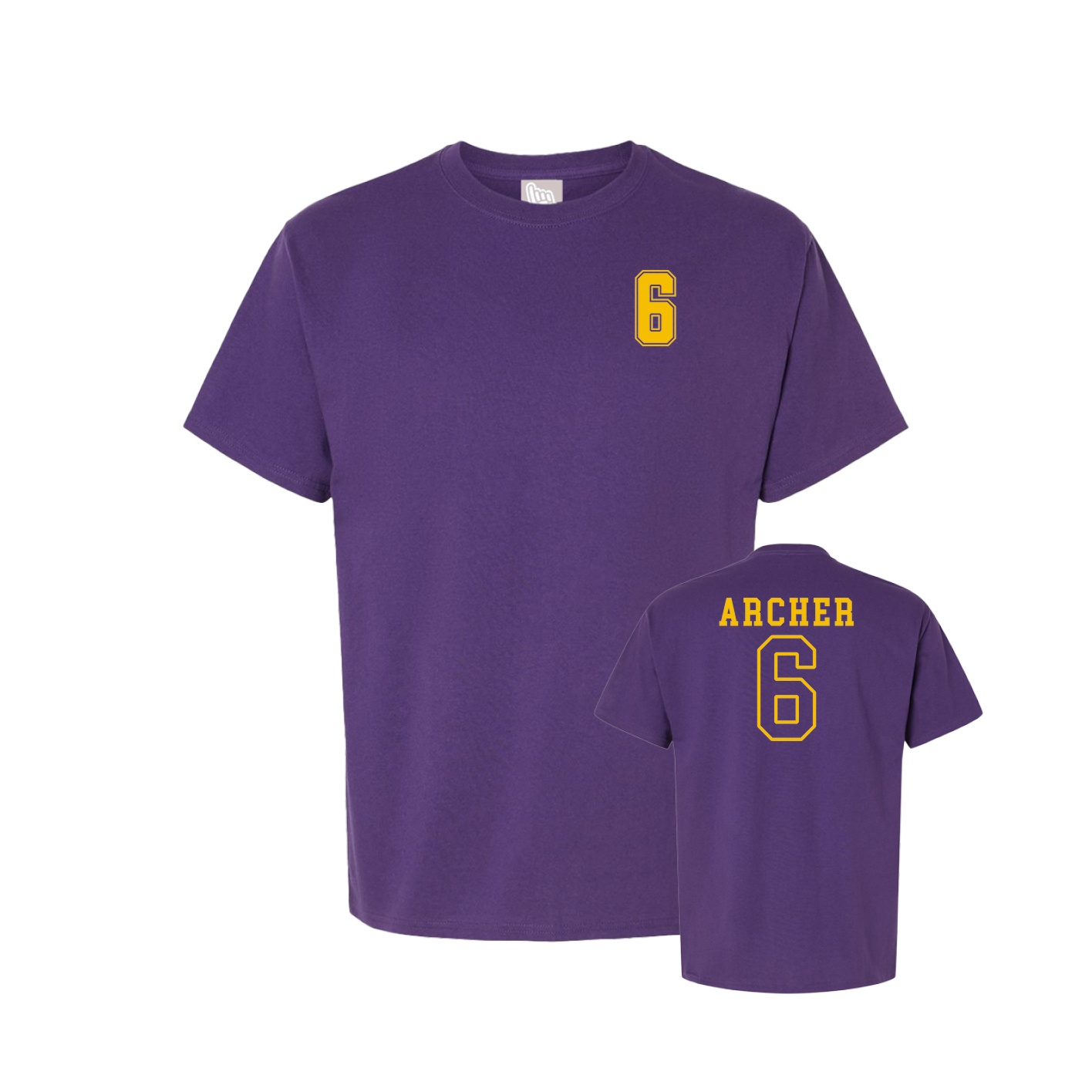 Tee — Chest Back in Purple