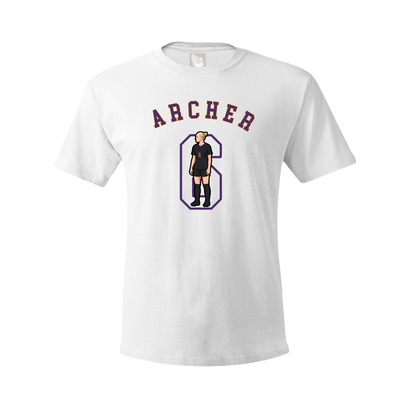 Youth Tee — Shirsey Arch in White