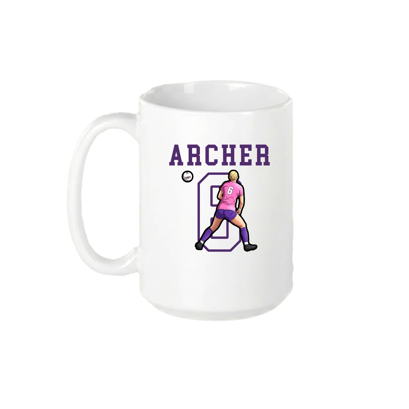 15oz Coffee Mug — Shirsey in White