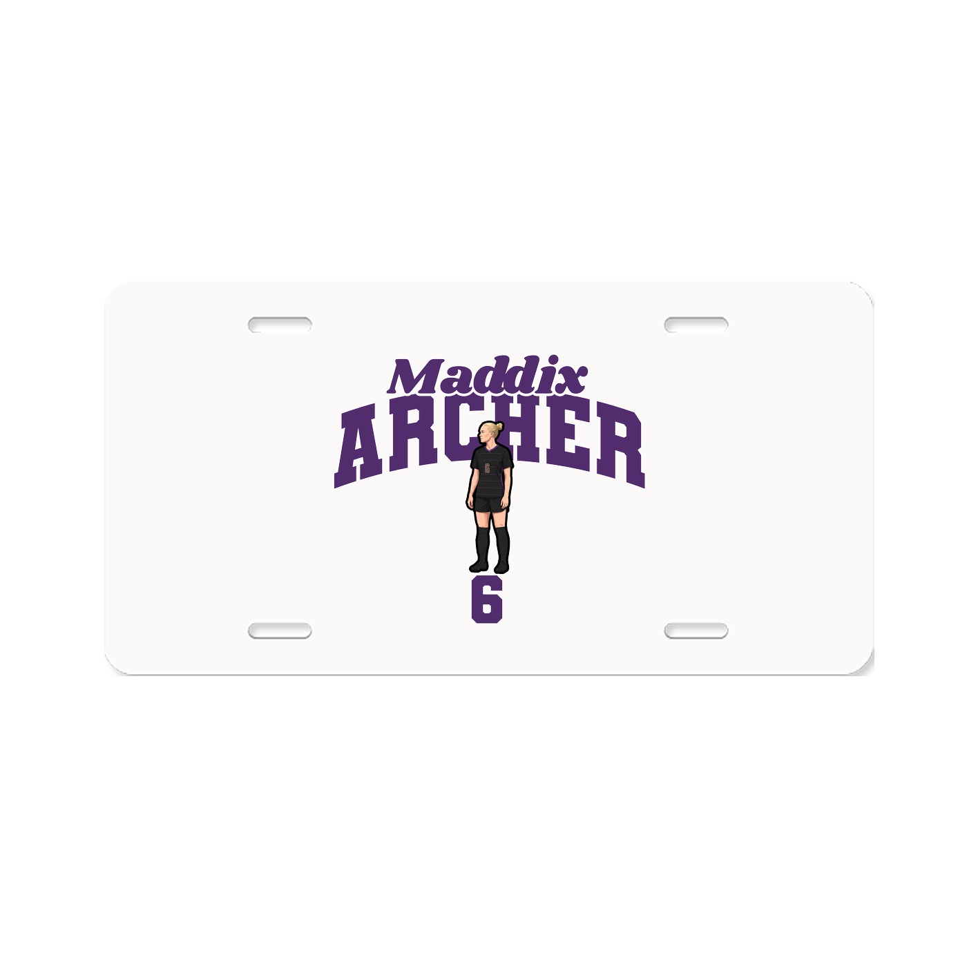 License Plate — Signature Arch in Classic