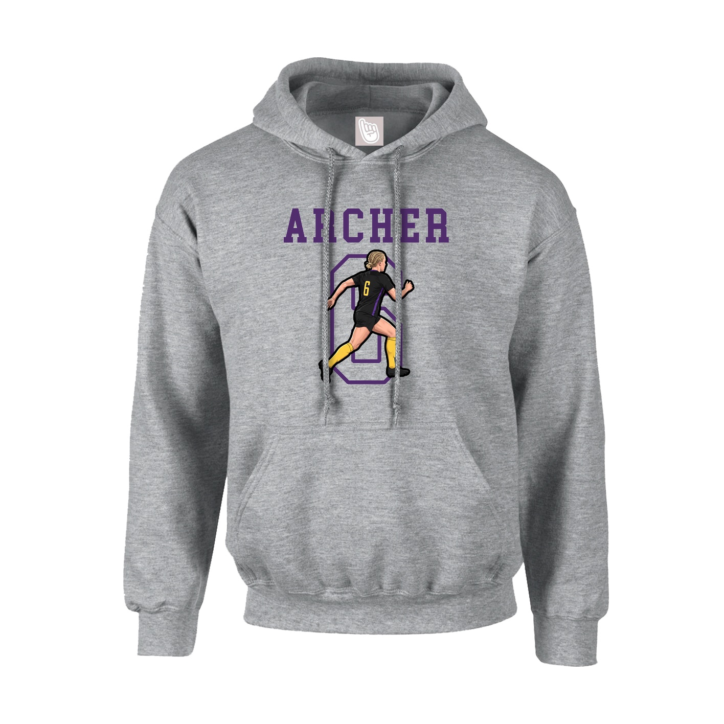 Hoodie — Shirsey in Grey
