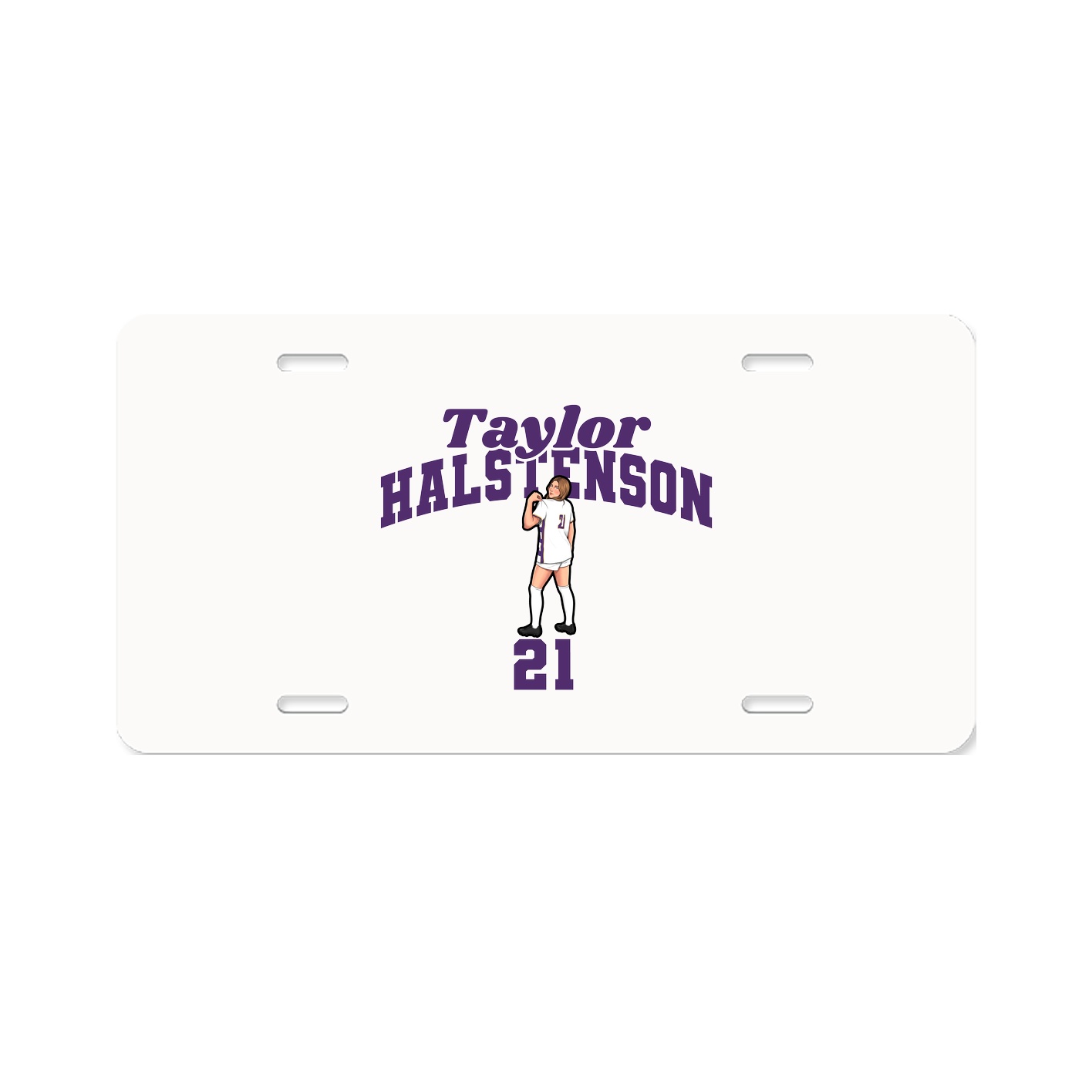 License Plate — Signature Arch in Classic