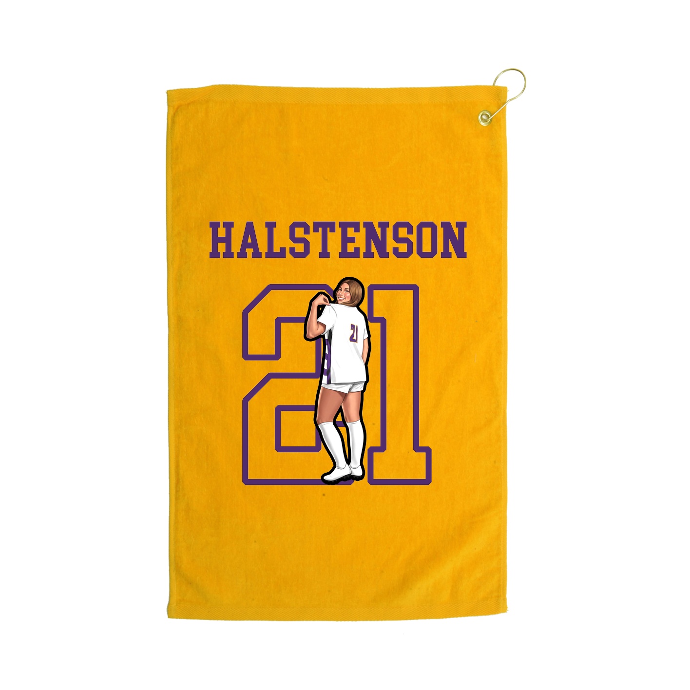 Golf Towel — Shirsey in Gold